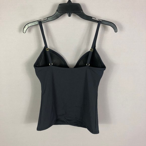 Bleu Rod Beattie Navy Starppy Tankini Swim Top Size 6 - Picture 4 of 9